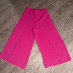 Express Pink Wide Leg Pants